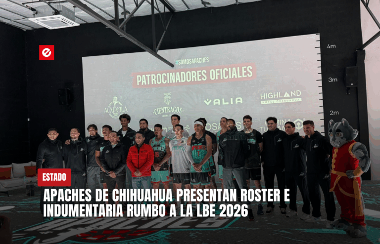 Apaches de Chihuahua presentan roster e indumentaria rumbo a la LBE 2026