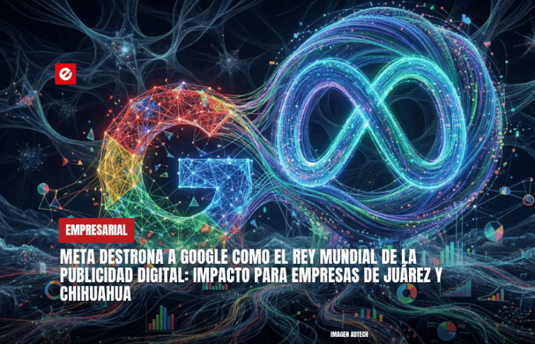 Meta destrona a Google como el rey mundial de la publicidad digital: impacto para empresas de Juárez y Chihuahua