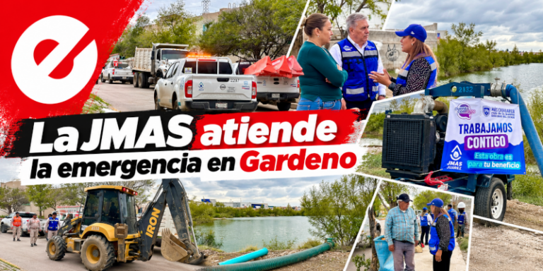 Despliega JMAS equipo y personal para atender a vecinos del fraccionamiento Gardeno.